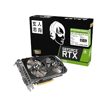 楽天市場】【中古】玄人志向 NVIDIA GeForce RTX 2060 搭載