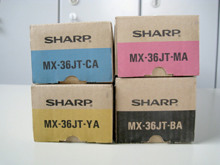 楽天市場】sharp シャープ 純正 トナーカートリッジ MX-36JT 4色