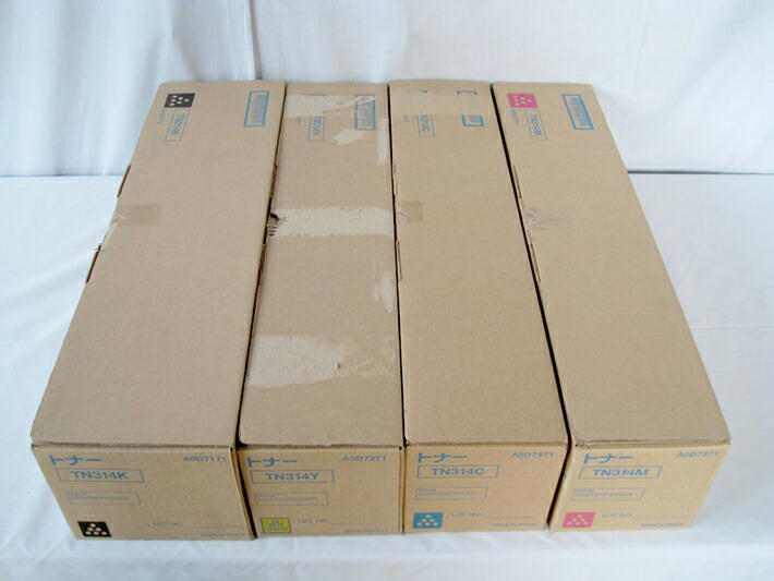 楽天市場】コニカミノルタ 純正トナーカートリッジ TN314 4色セット