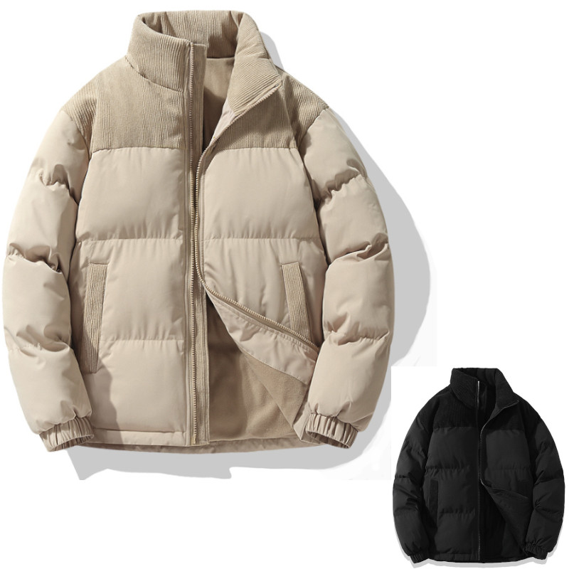 楽天市場】切り替え ダウン ジャケット ツートンカラー 中綿ブルゾン