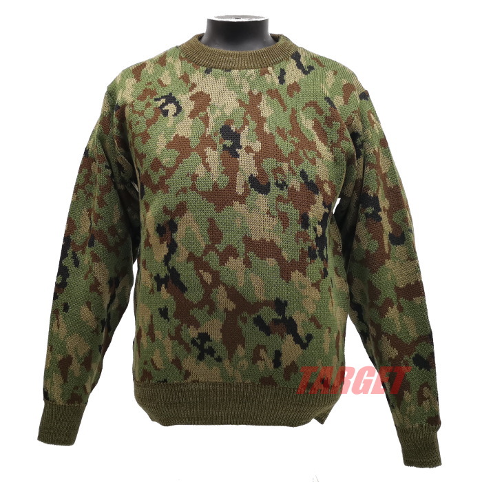 楽天市場】☆【アウトレット】陸上自衛隊 迷彩 セーター 長袖 メンズ M
