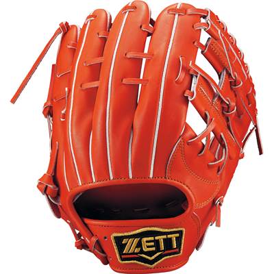 楽天市場】軟式 内野手 グローブ zett（カラーオレンジ）（野球