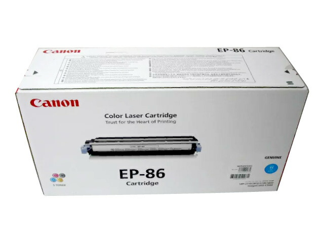 楽天市場】キャノンEP-86 シアン 純正品 未開封 在庫あり即納□製造年