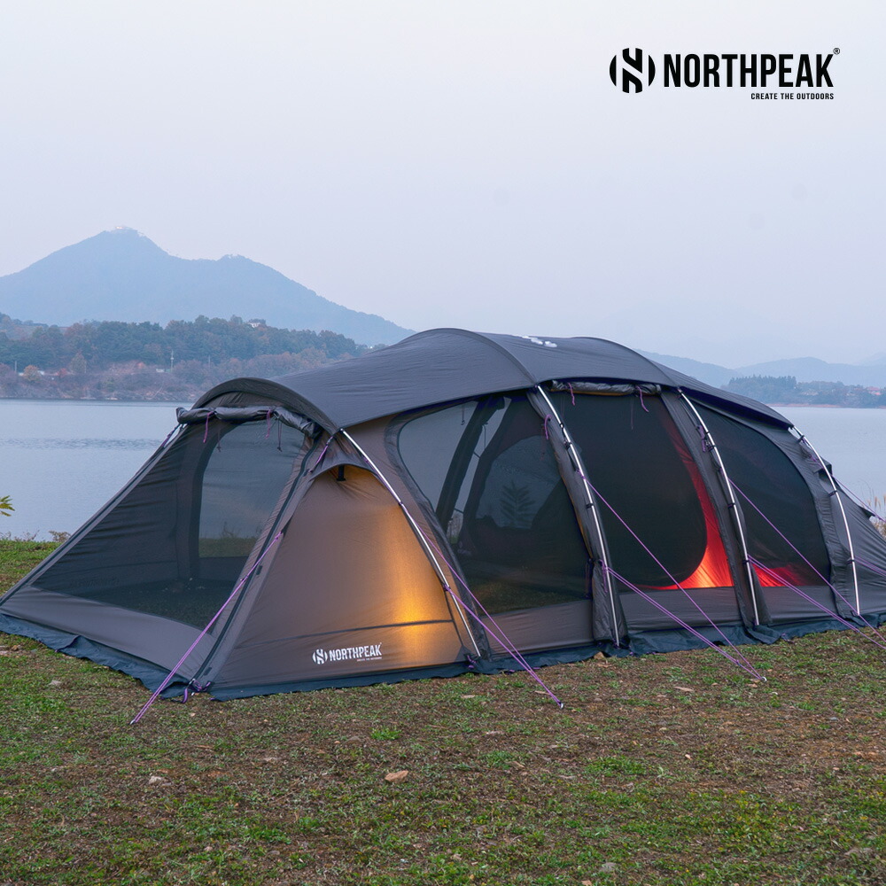 楽天市場】ノースピーク 韓国ブランド テント 2ルーム ファミリー