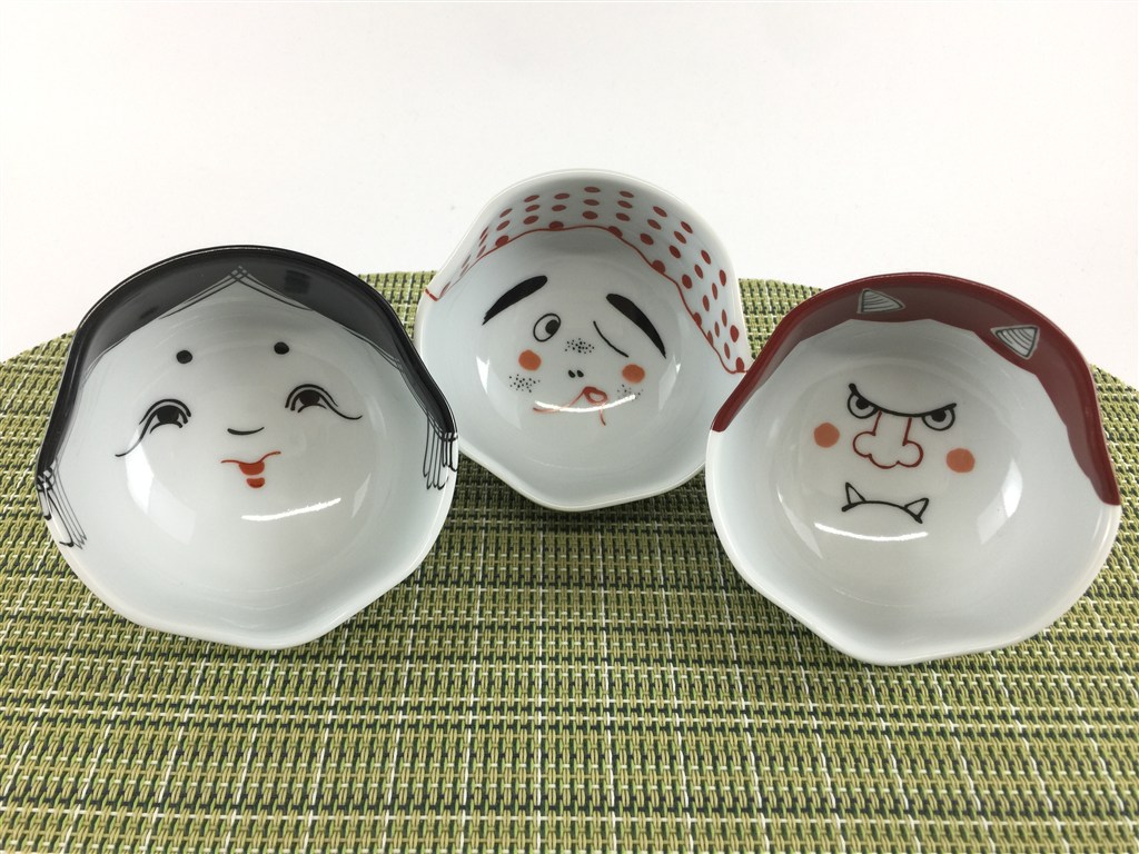 楽天市場】有田焼 弥源次窯 仙茶 錦(おたふく/ひょっとこ/オニ)【8cm