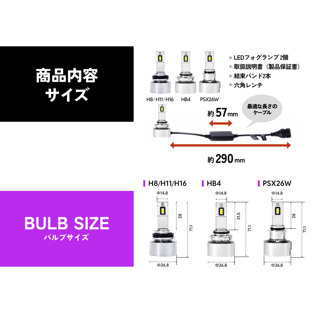 楽天市場】【HID屋】H8 H11 LED フォグ ヤバイ明るさ Vシリーズ