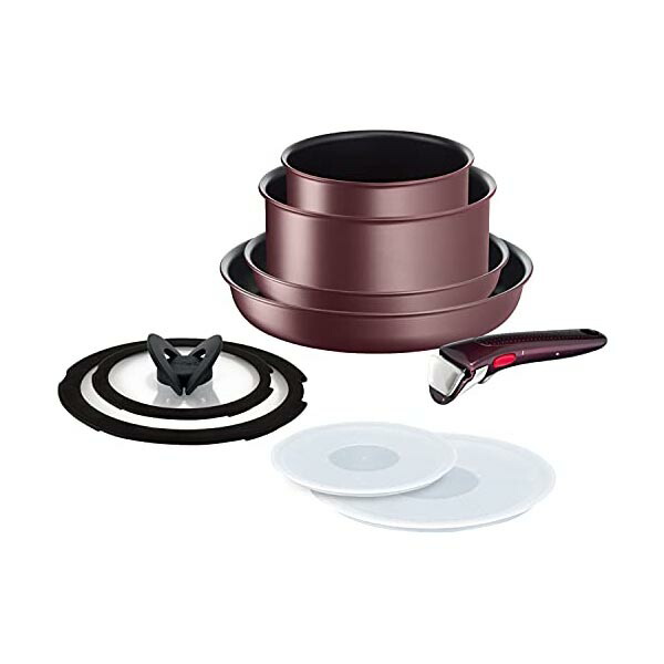 ティファール 取っ手のとれる 鍋 フライパンセット 9点セット」の人気