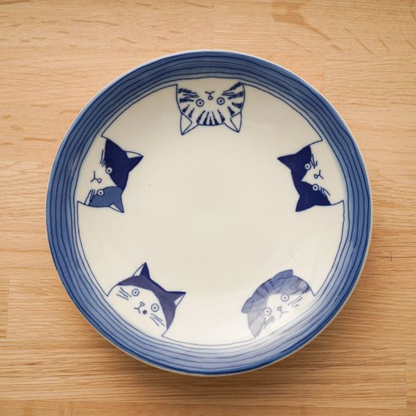 楽天市場】5cats 猫柄 取り皿 16cm 5枚 日本製 食器 送料無料 一部地域