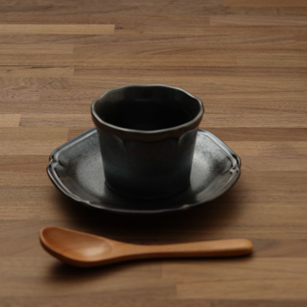 カマチ陶舗 4枚セット 黒錆メインプレート カマチ陶舗 4枚セット黒錆