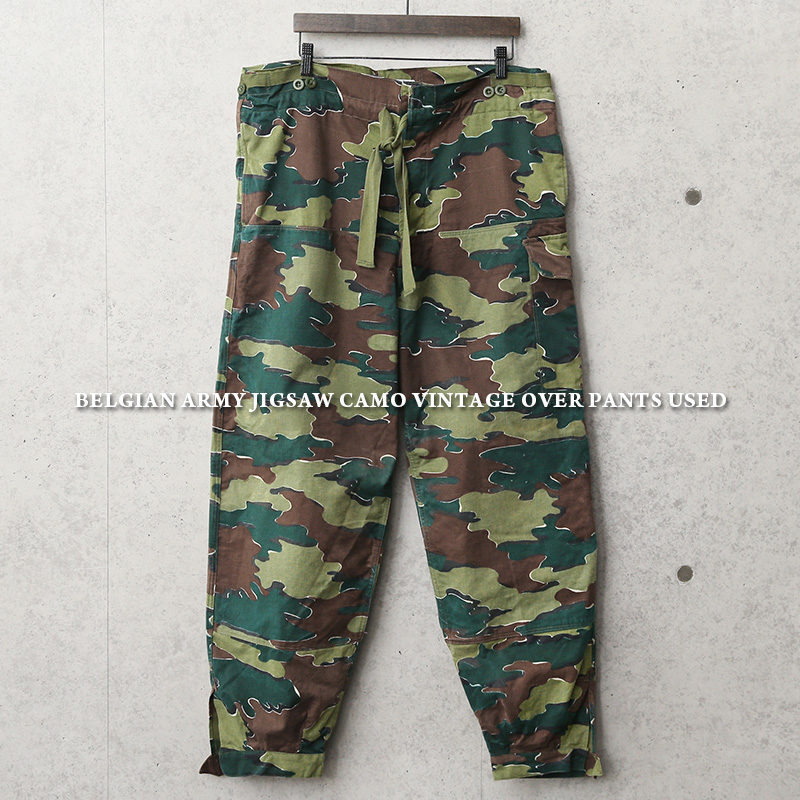 楽天市場】実物 USED ベルギー軍 ジグソーカモ VINTAGE オーバーパンツ