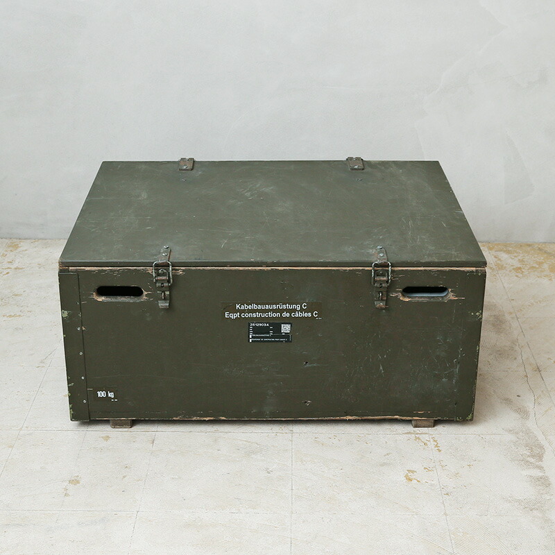 楽天市場】実物 USED スイス軍 ウッド ミリタリーボックス