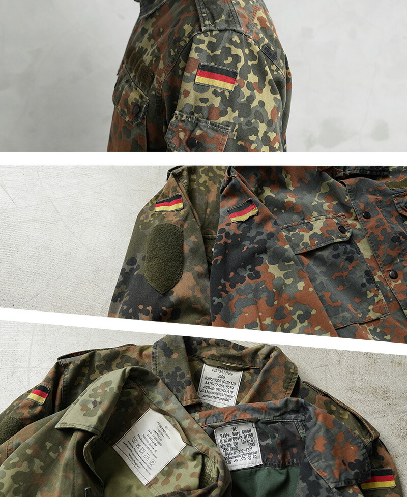 楽天市場】実物 USED ドイツ軍 フレクターカモ ジャケット