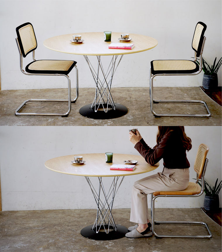 楽天市場】ダイニングチェア チェスカチェア ラタン アームなし