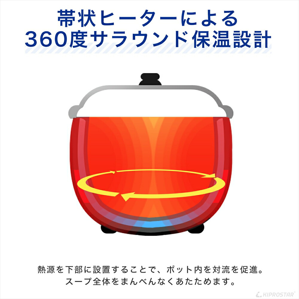 楽天市場】スープジャー 10L (満水12.8L) 業務用 スープ保温 卓上