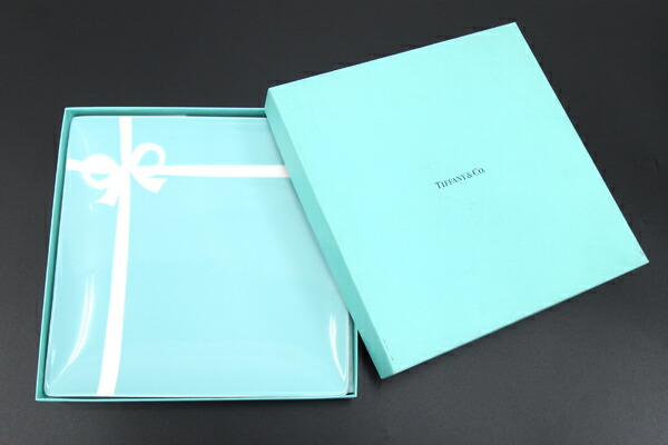 楽天市場】ティファニー プレート ブルー ボックスプレート