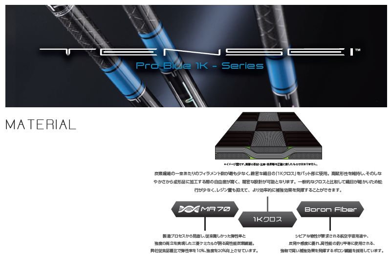 楽天市場】【1年間保証付】 三菱ケミカル TENSEI Pro Blue 1K テンセイ