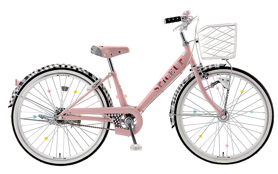 引取限定 神奈川)子供自転車 中古 スパイスアップ 22インチ ラベンダー