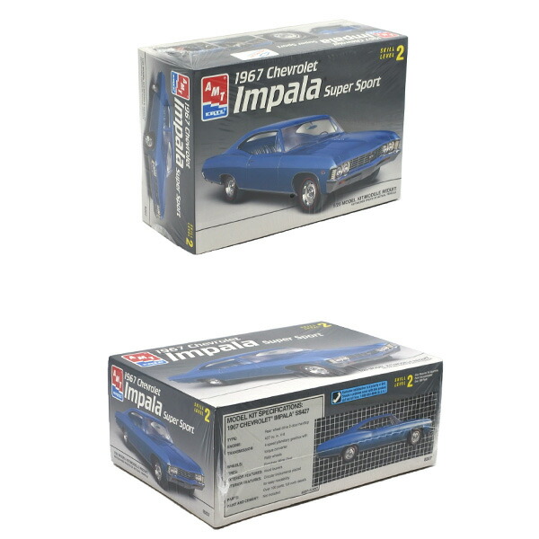 楽天市場】1/25 プラモデル 1967 Chevrolet Impala Super Sport 8207