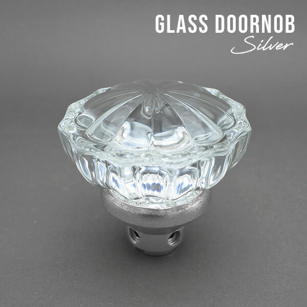 楽天市場】新品 シフトノブ アンティーク ガラス ドアノブ シルバー