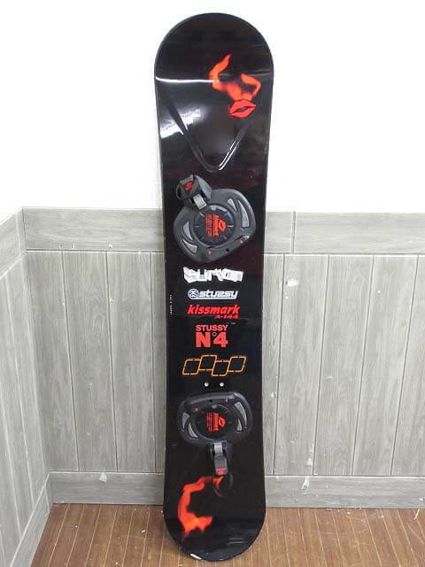 楽天市場】【中古】 キスマーク スノーボード 2点セット 144cm 黒