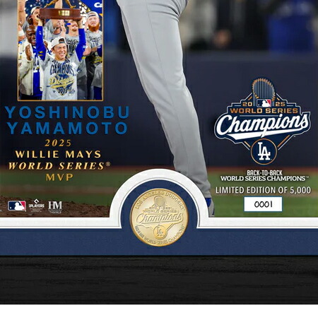 楽天市場】山本由伸 2025 ワールドシリーズMVPモデル 海外取寄 額入り