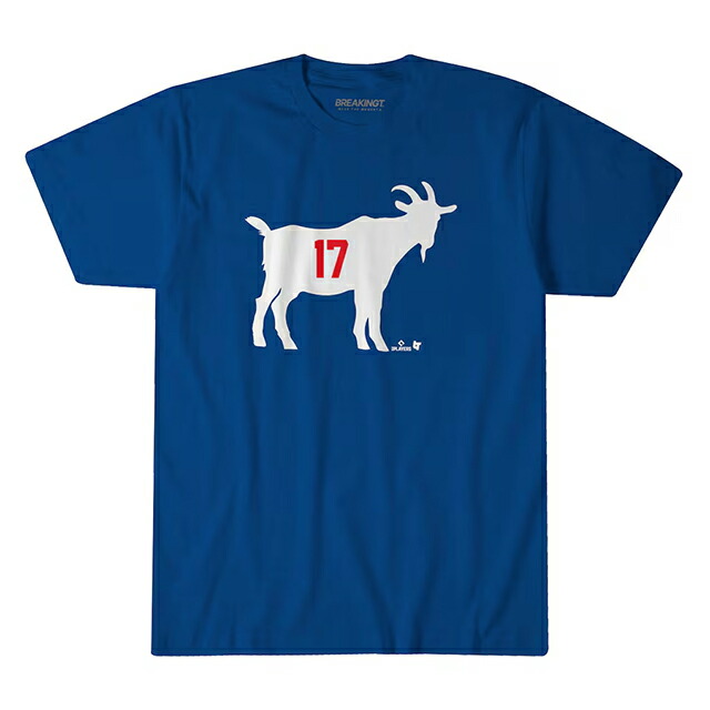 楽天市場】大谷翔平モデル 海外取寄 Tシャツ GOAT T-SHIRT ROYAL BLUE