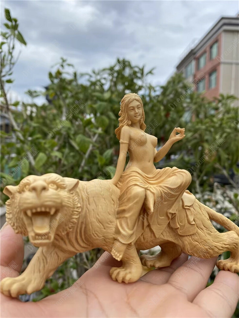 楽天市場】弁財天 木彫り彫刻 弁天様 木彫 玄関 置物 置き物 オブジェ