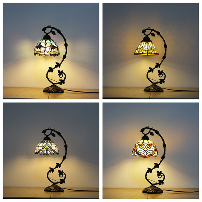 楽天市場】20*51CM 4タイプ展開ステンドグラス ランプ 吊り型 おしゃれ