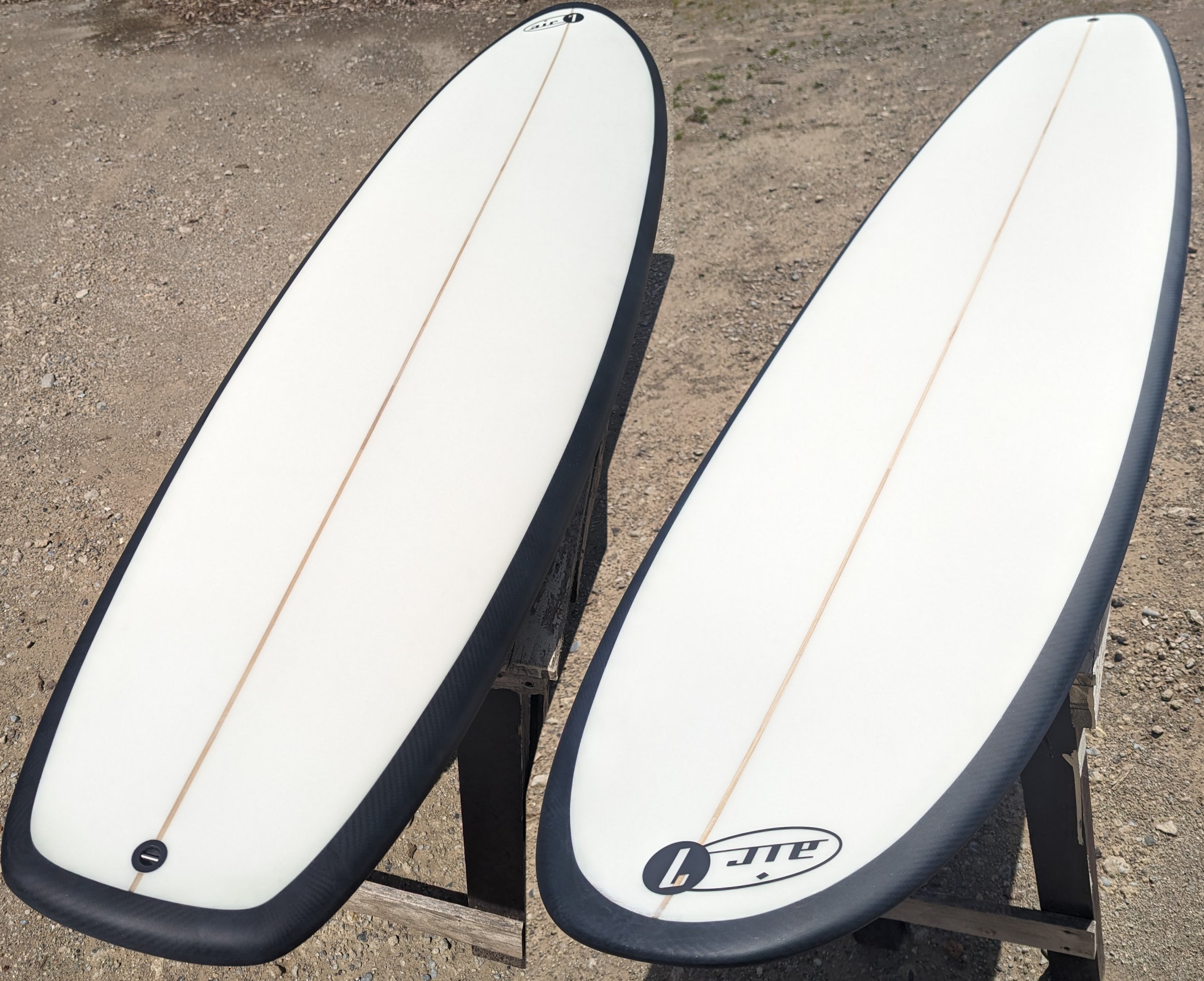 楽天市場】213cm (7 foot) ロングボード ハードケース付き 5枚フィン