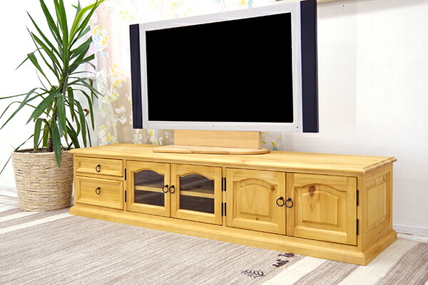 楽天市場】テレビボード カントリー調 180cm幅 ローボード ナチュラル