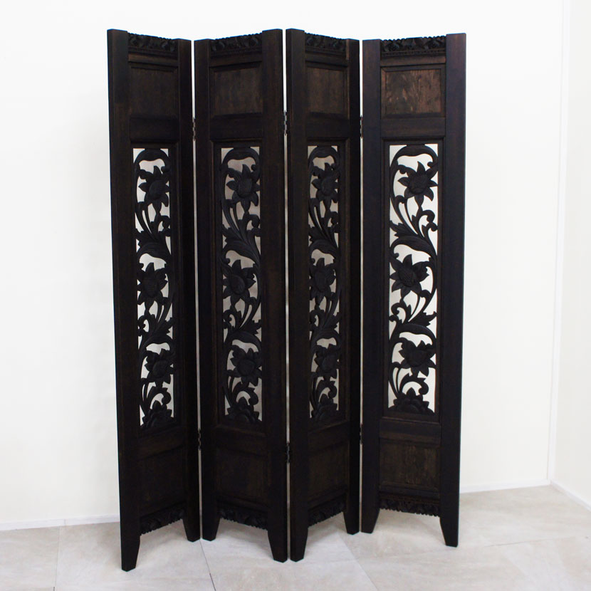 楽天市場】【送料無料！】アジアンパーテーション 木製レリーフ 高さ