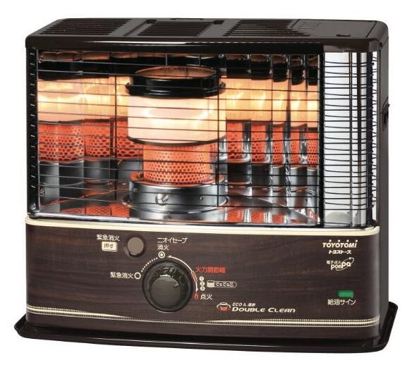 楽天市場】トヨトミ 石油ストーブ HRC-W360(M) 木目 木造9畳