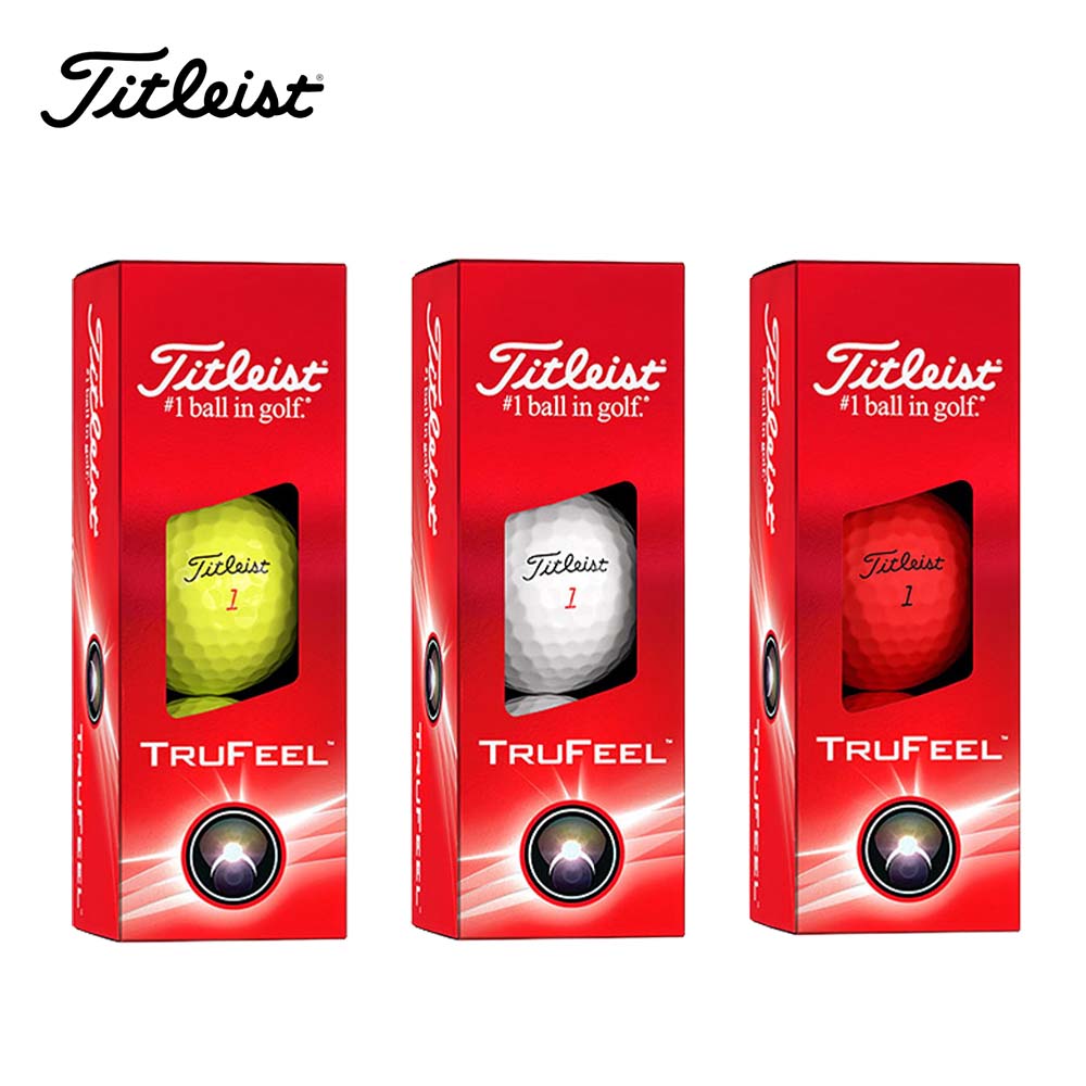 楽天市場】ゴルフボール Titleist TRUFEEL 1スリーブ 3球入り