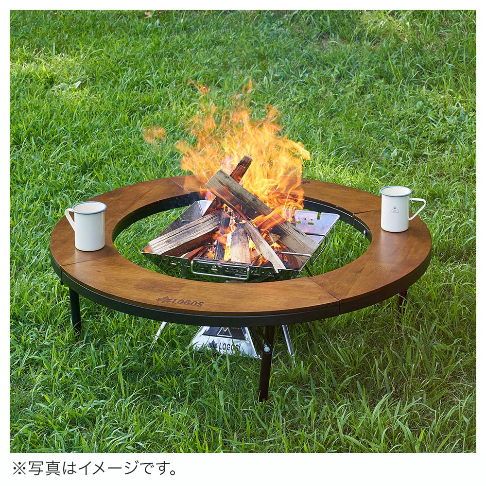 楽天市場】LOGOS ロゴス アウトドア テーブル アイアンウッド囲炉裏