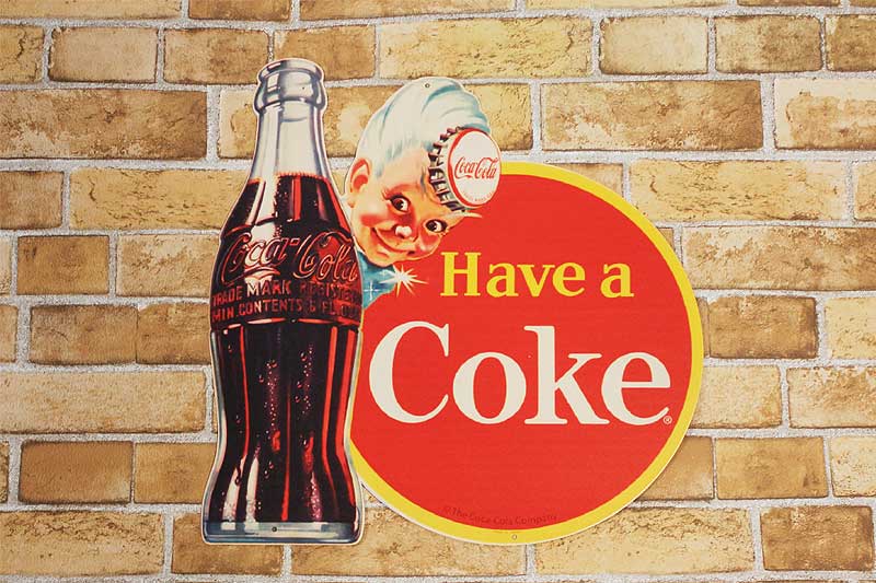 楽天市場】コカ・コーラ スプライトボーイ レトロ調 ダイカット