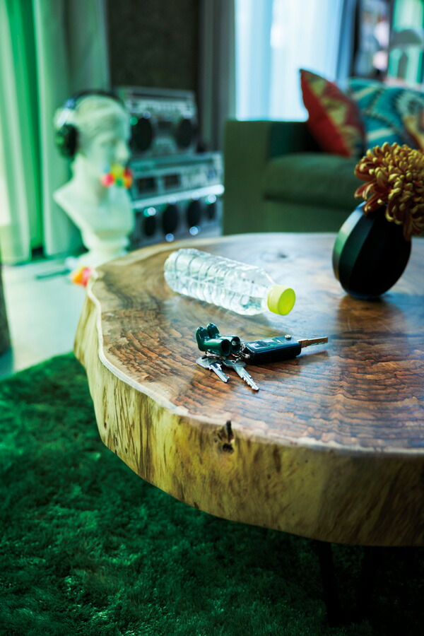 楽天市場】モンキーポッド ローテーブル センターテーブル 1枚板 木製