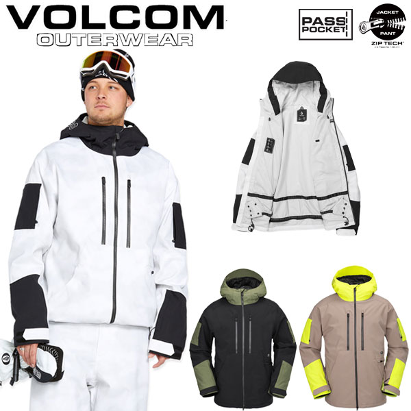 楽天市場】24-25 VOLCOM/ボルコム V.CO WFO jacket 着用説明動画