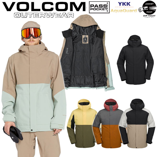 楽天市場】24-25 VOLCOM/ボルコム BRIGHTON FULL ZIP jacket 着用説明