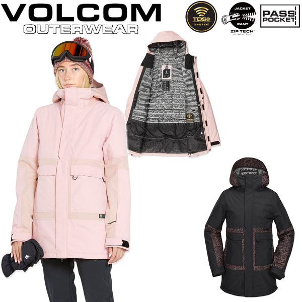 楽天市場】24-25 VOLCOM/ボルコム LARX 2L TDS INF parka レディース