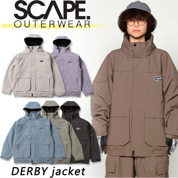楽天市場】24-25 SCAPE/エスケープ DERBY jacket メンズ レディース