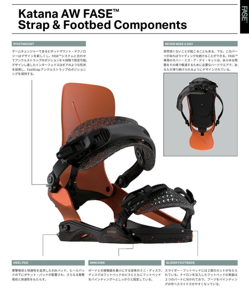 楽天市場】25-26 ROME/ローム KATANE AW FASE カタナフェイズ メンズ