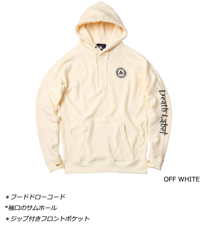 楽天市場】22-23 DEATHLABEL/デスレーベル BONDED HOODIE LOGO メンズ
