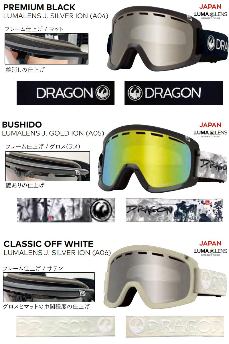 楽天市場】23-24 DRAGON/ドラゴン D1 Japan LumaLens メンズ