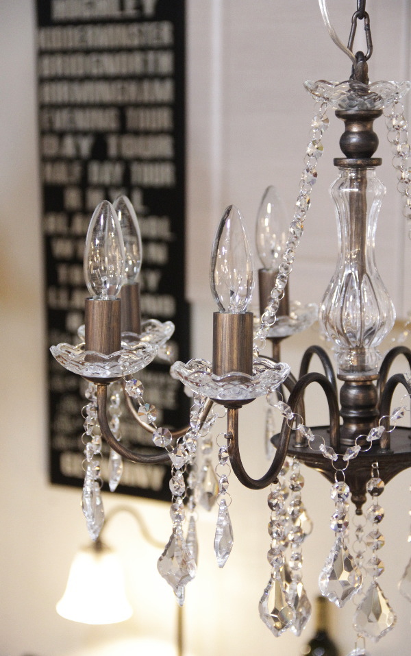 ブラック キャンドル型シャンデリア ブラック キャンドル型