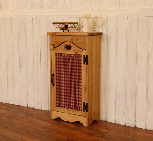 楽天市場】ハート 布 キャビネット S オーダーメイド カントリー家具