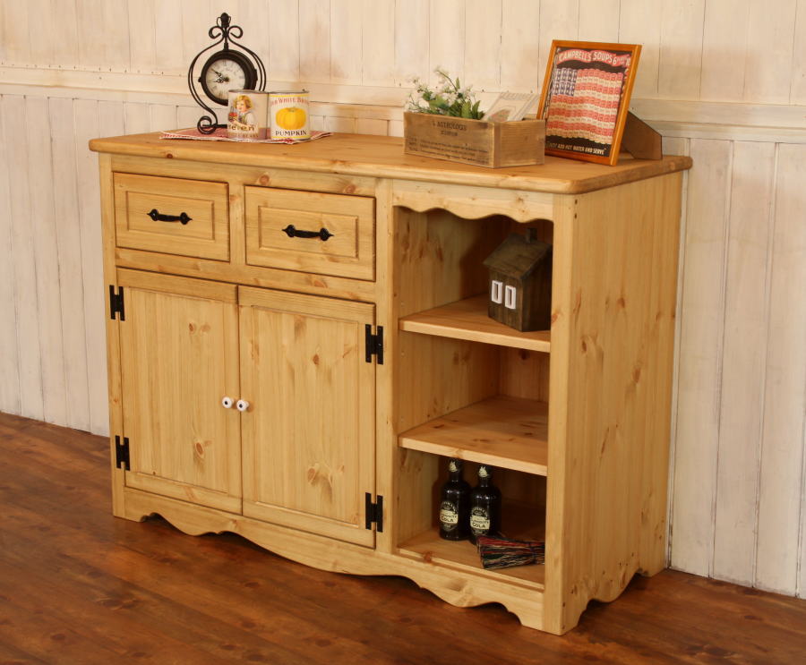 楽天市場】2チェストオープン キャビネット オーダーメイド カントリー