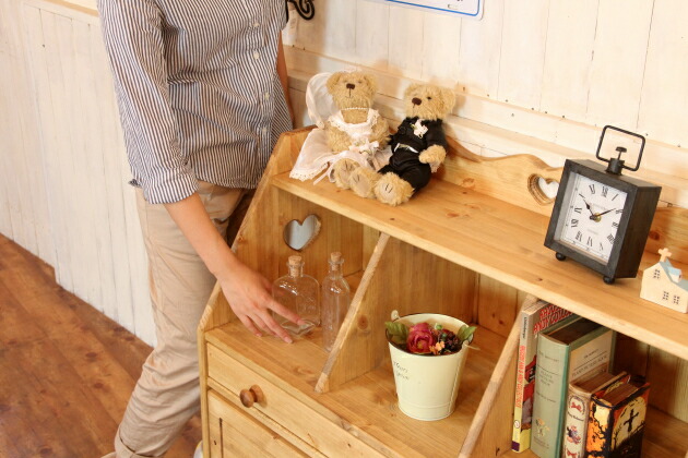 楽天市場】ハート ドロワー キャビネット オーダーメイド カントリー