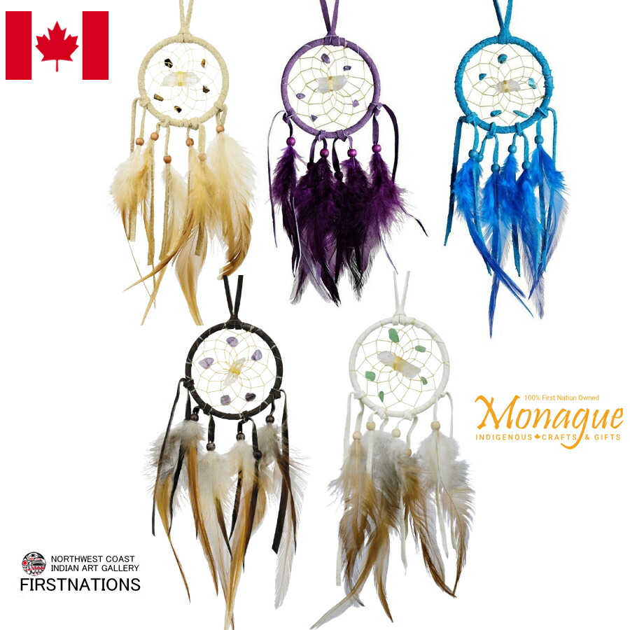 楽天市場】ドリームキャッチャー 本物 オジブア族 インディアン