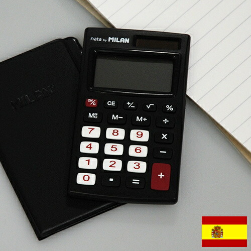 楽天市場】MILAN ミラン カリキュレーター （電卓） 150208 ブラック