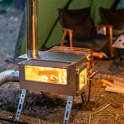楽天市場】ウィンナーウェル 外気吸入型 二次燃焼 キャンプ 薪ストーブ